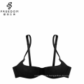 High quality and super comfortable underwire lightly lined seamless demi half cup push up mesh bra